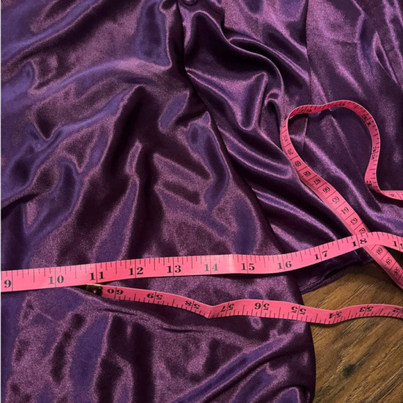 Hailey Logan by Adrianna Papell One Shoulder Purple Cocktail Dress Size Small - Picture 4 of 7